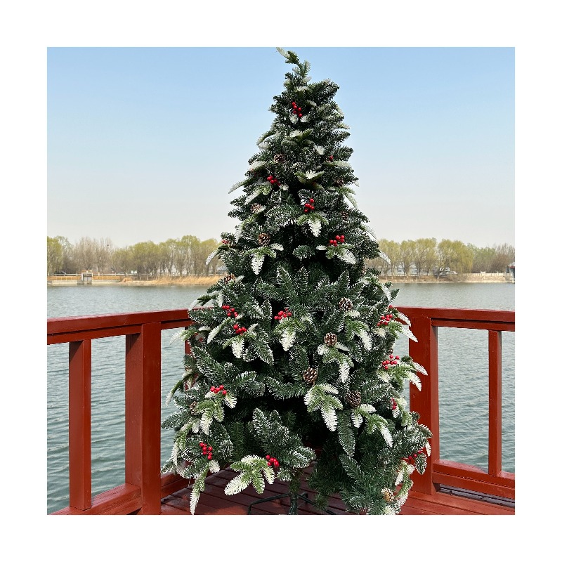 Christmas Tree Artificial - 220 cm hoge kwaliteit kunstmatige kerstboom