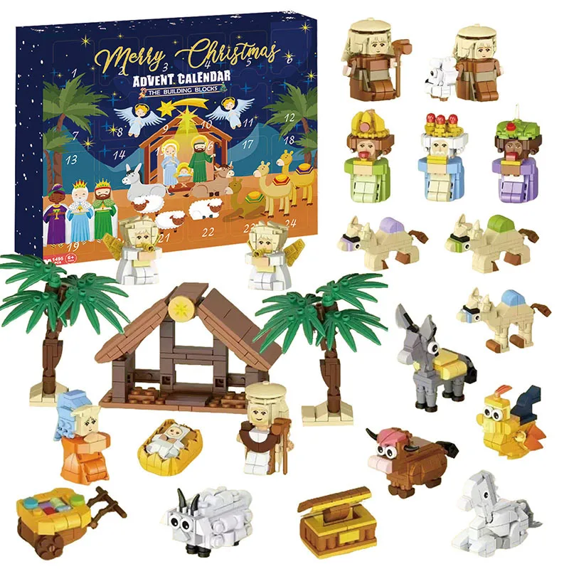 Advent Calendar Gift - DIY Kerst Adventskalender Geschenkdoos Kerststal Jezus
