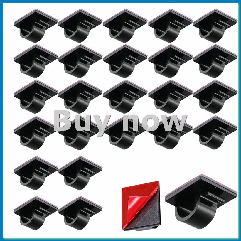 Christmas Lights Outdoor - 50 stuks mini-kabelclips haken kerstlichtclips zelfklevende