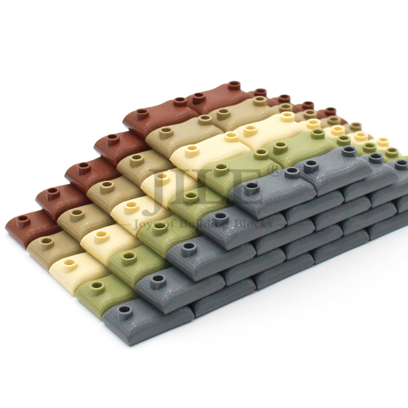 Lego Set Creator - 60 stks Moc Bouwstenen Militaire Zandzakken