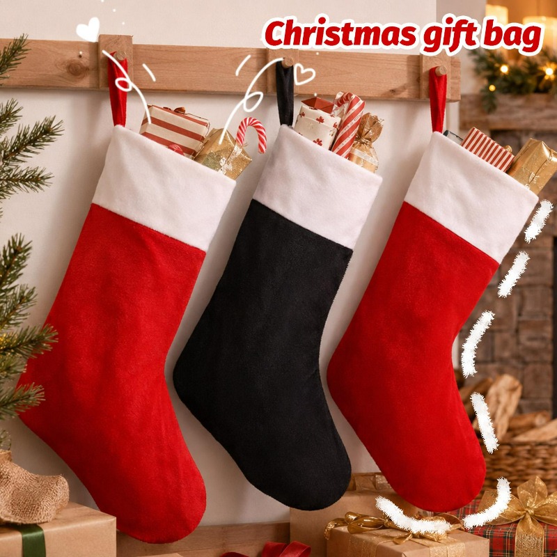 Grote hangende kerstsokken roo - Christmas Stocking Hanging recensie en prijs
