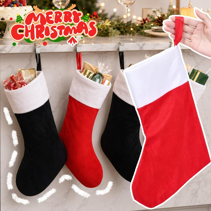 Grote hangende kerstsokken roo - Christmas Stocking Hanging recensie en prijs