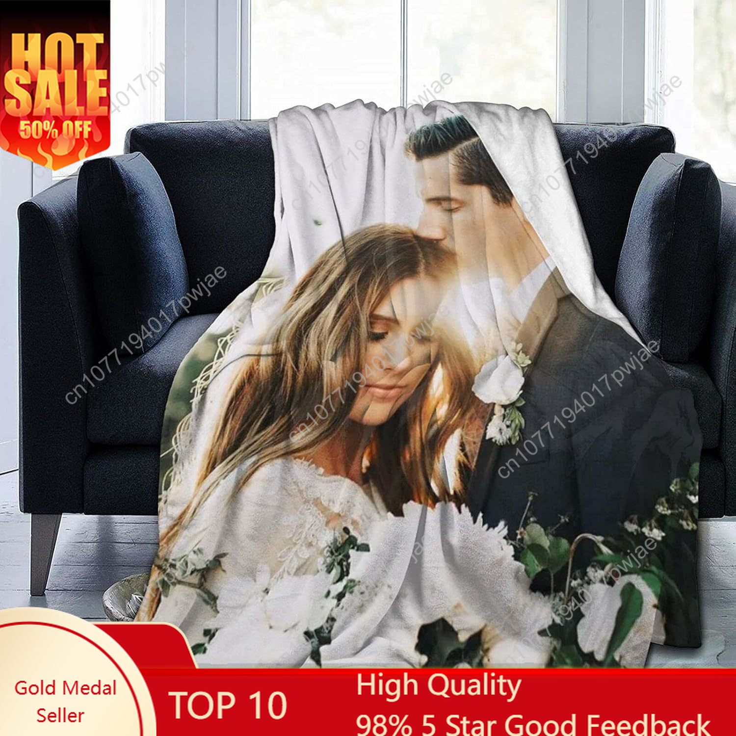 Aangepaste deken met foto's Te - Christmas Throw Blanket recensie en prijs