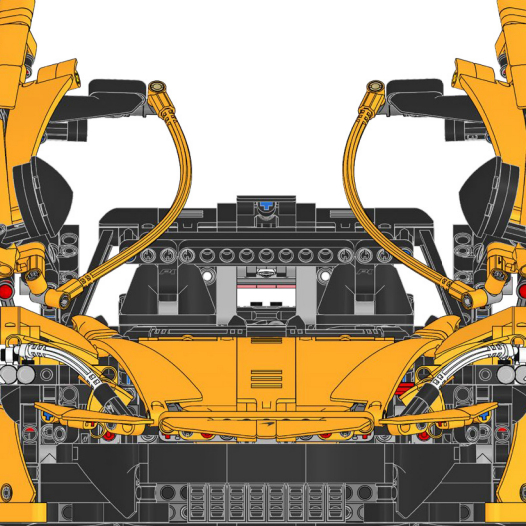 Gele Geassembleerde Sportwagen - Lego Set Technic recensie en prijs