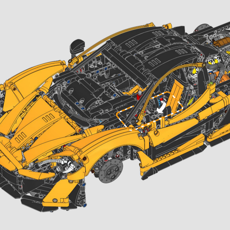 Gele Geassembleerde Sportwagen - Lego Set Technic recensie en prijs