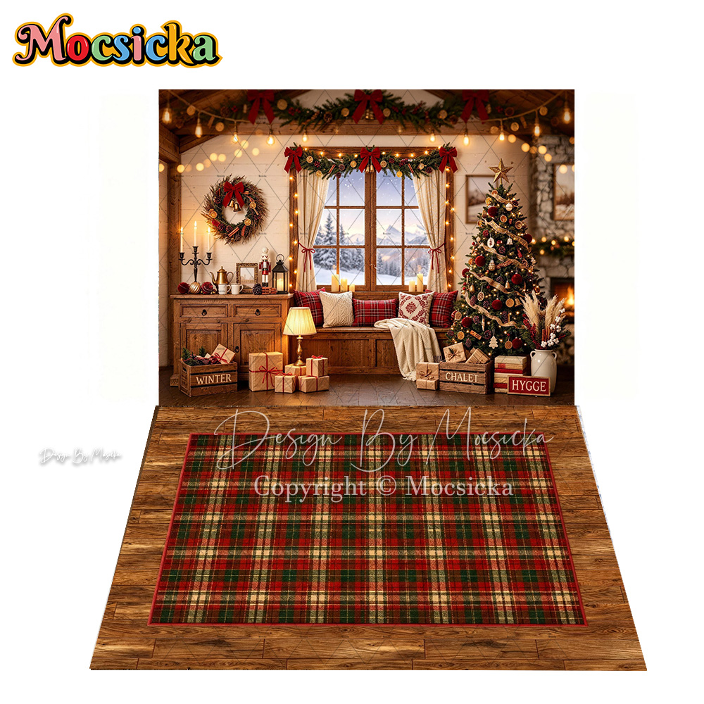 Mocsicka Retro Cabin Kerstkame - Christmas Throw Blanket recensie en prijs