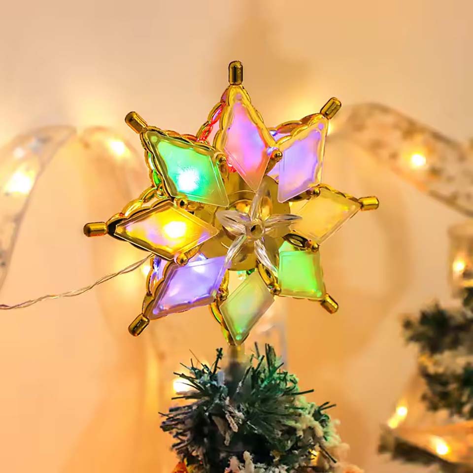 Verlichte Sterboomtopper Kerst - Star Tree Topper recensie en prijs