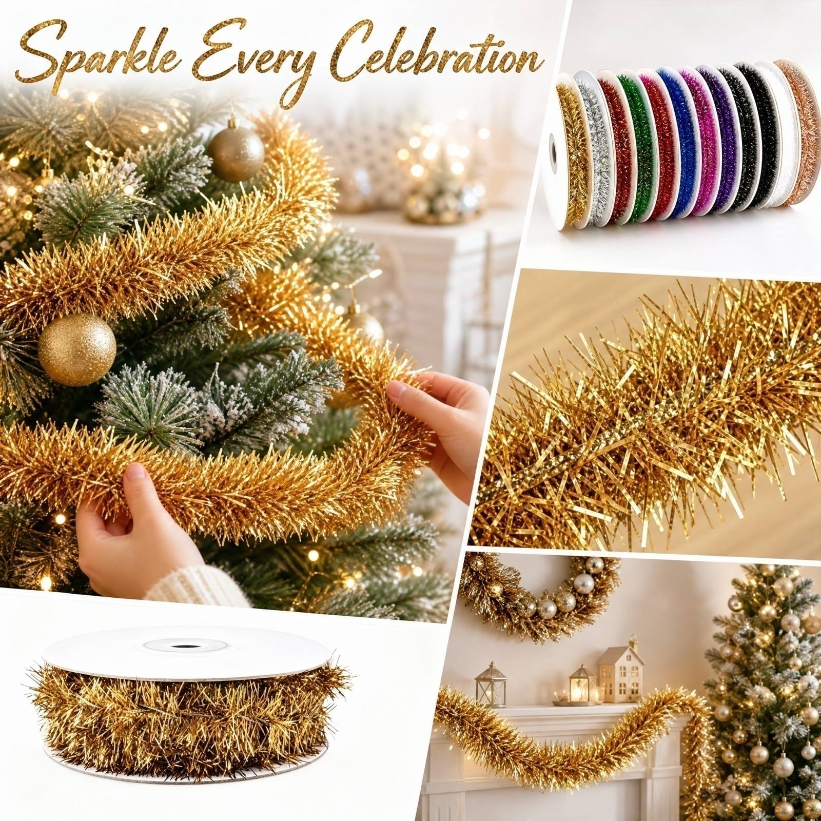Plastic Draadgirlande 5m Lang  - Tinsel Garland Decoration recensie en prijs
