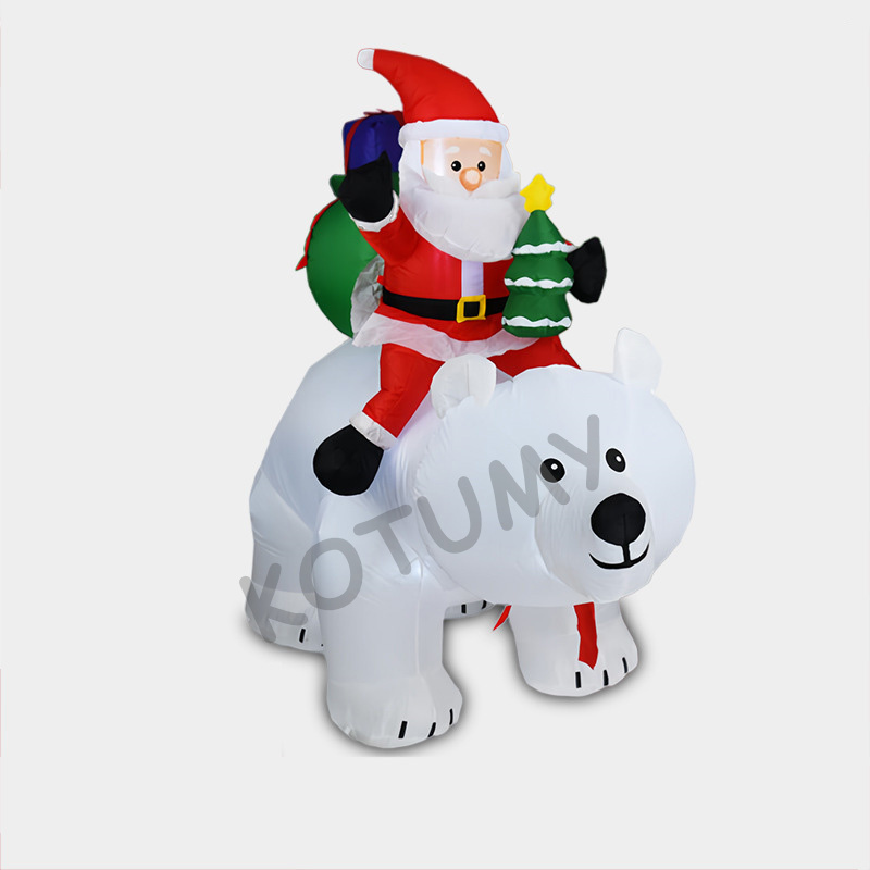 Beweegbare beer kerstman opbla - Christmas Lights Outdoor recensie en prijs